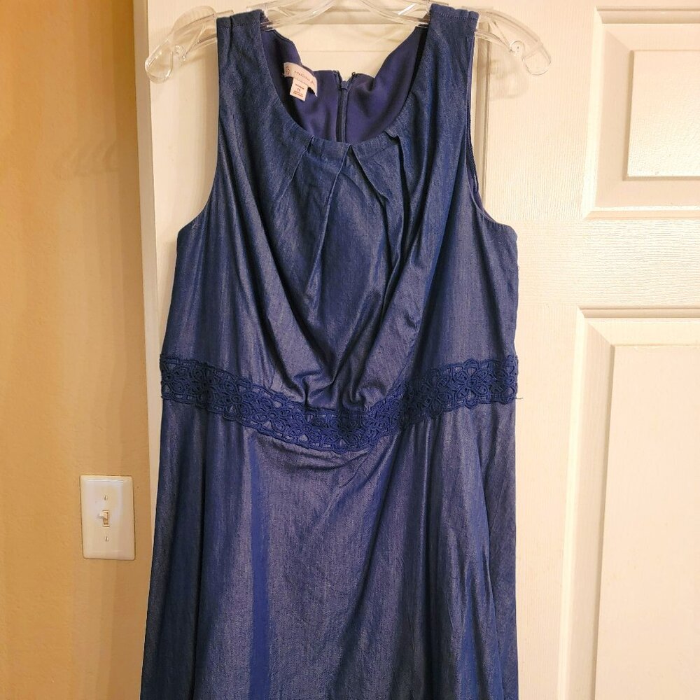 Blue Jean Sleeveless Dress